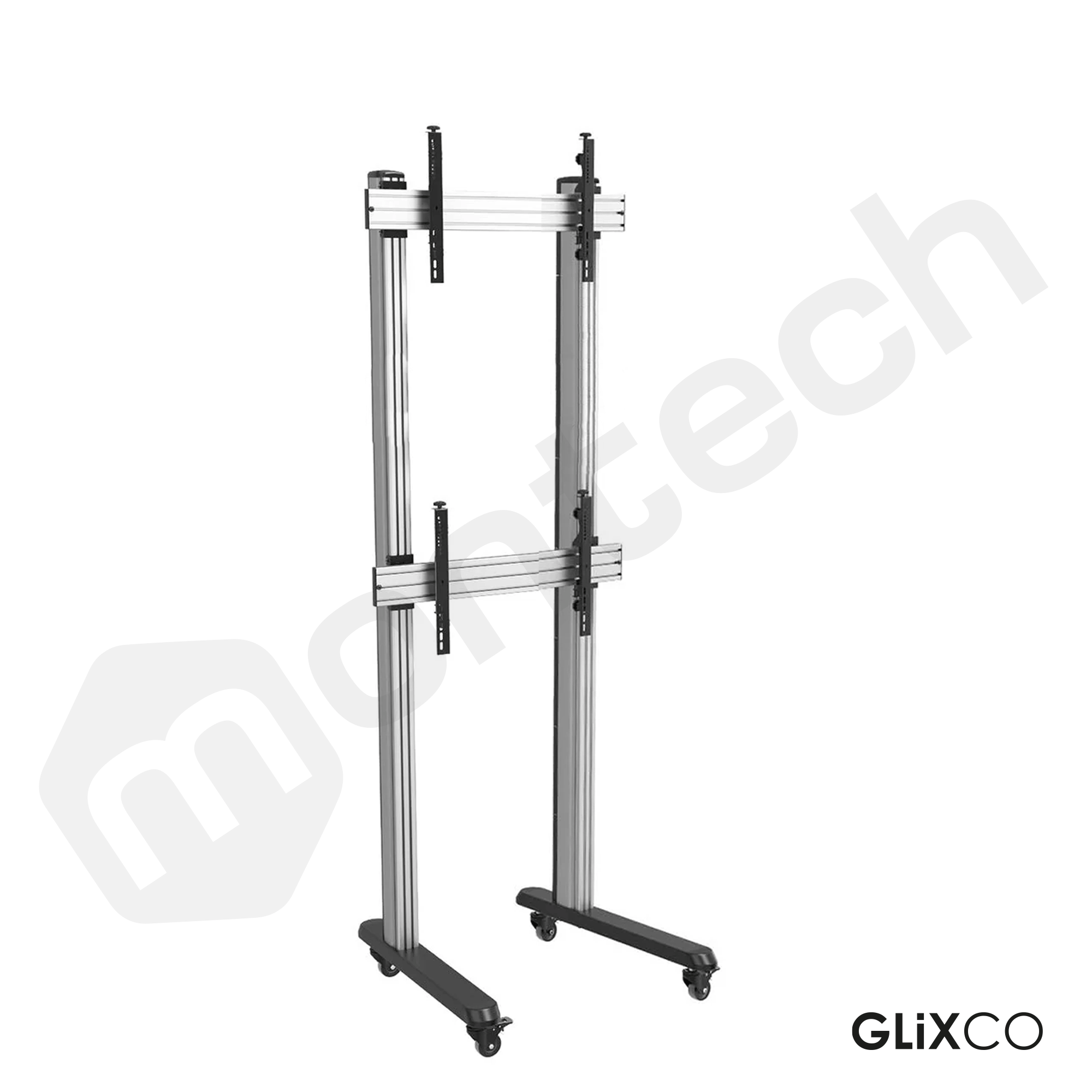 Pedestal para Doble Pantalla Videowall TV 40 a 65 pulg / VESA Max 600x400mm / Carga 50 kg