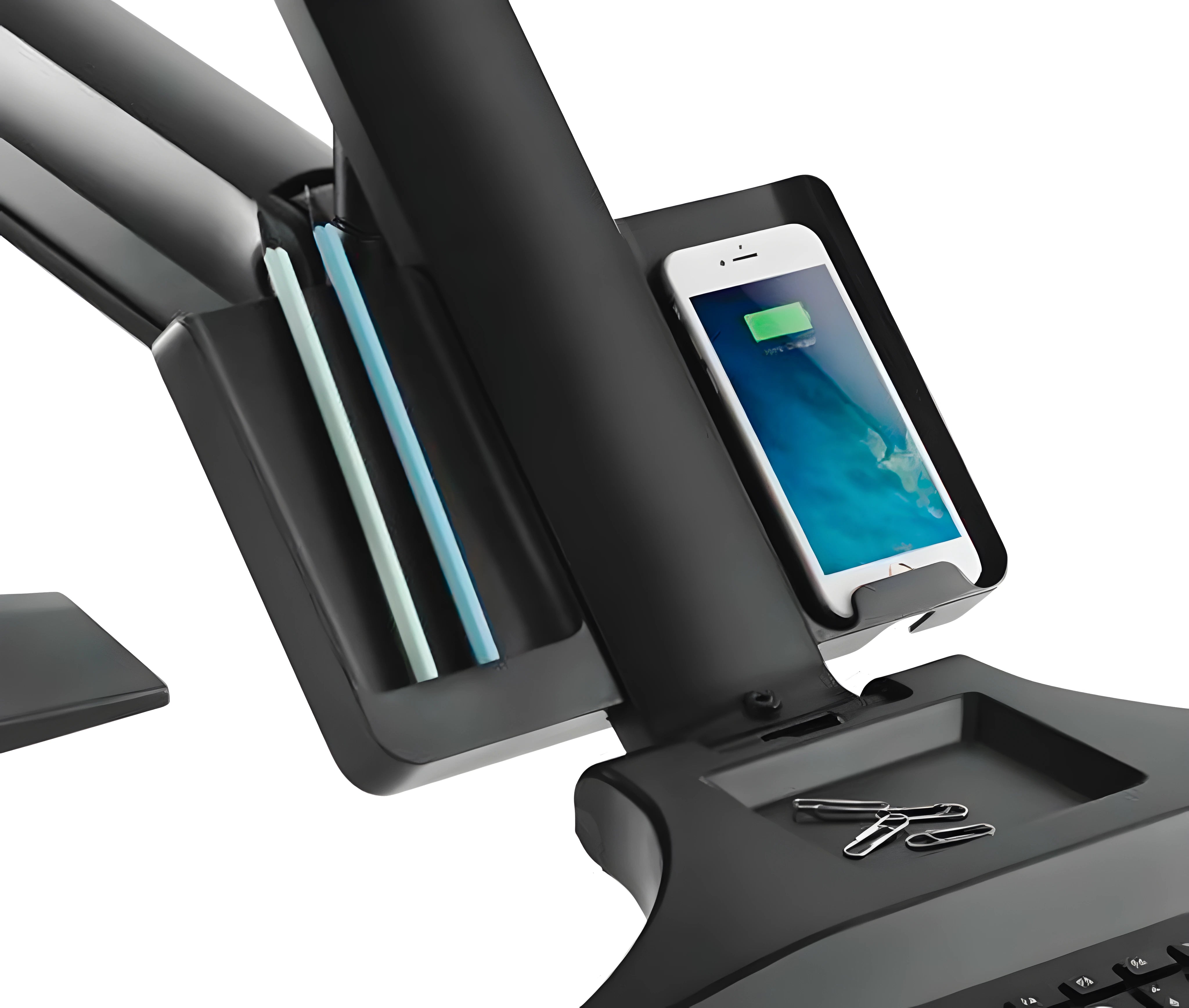 Rack Soporte con Teclado de Escritorio para Monitor 17 a 32 Pulg / Trabaje parado o sentado