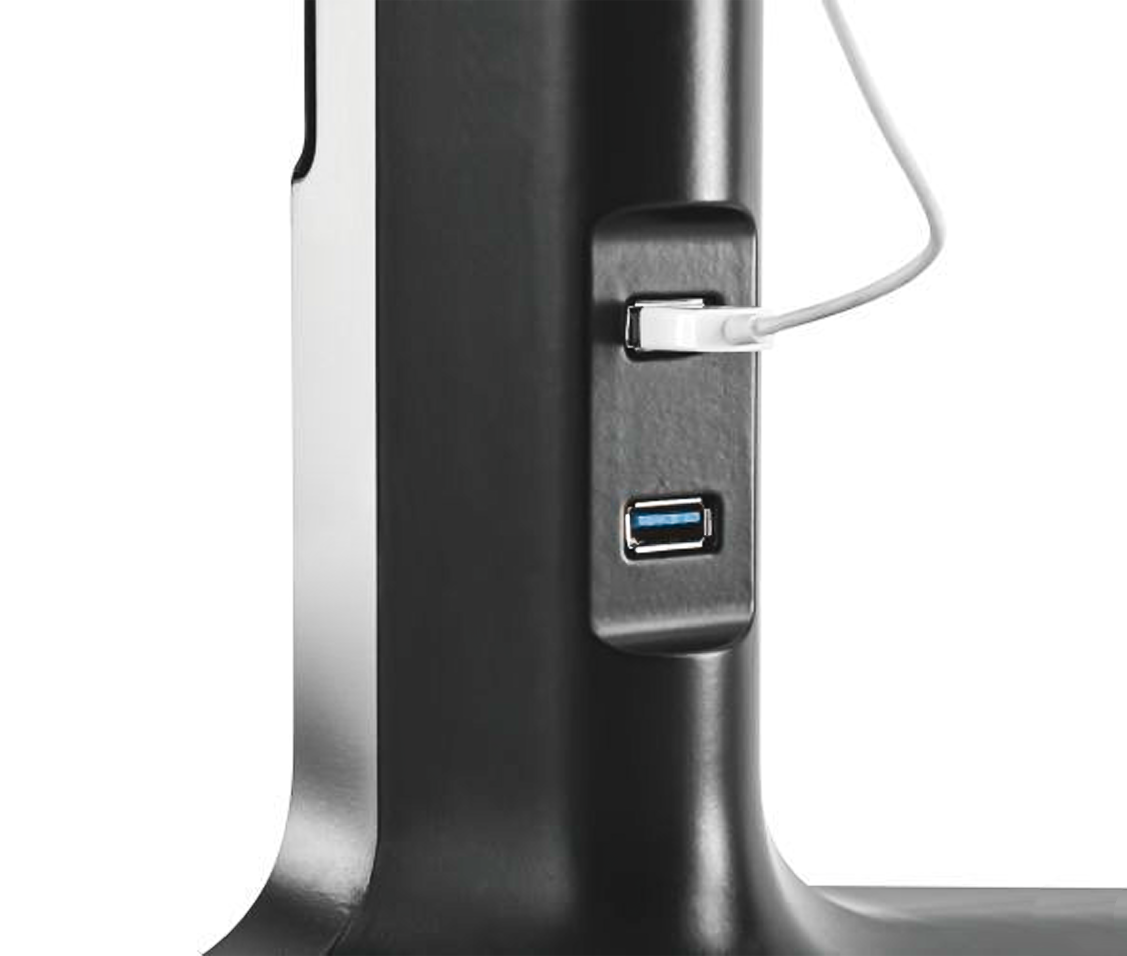 Rack Soporte Doble con Teclado de Escritorio y Pared para 2 Monitores 17 a 27 pulg / Trabaje parado o sentado