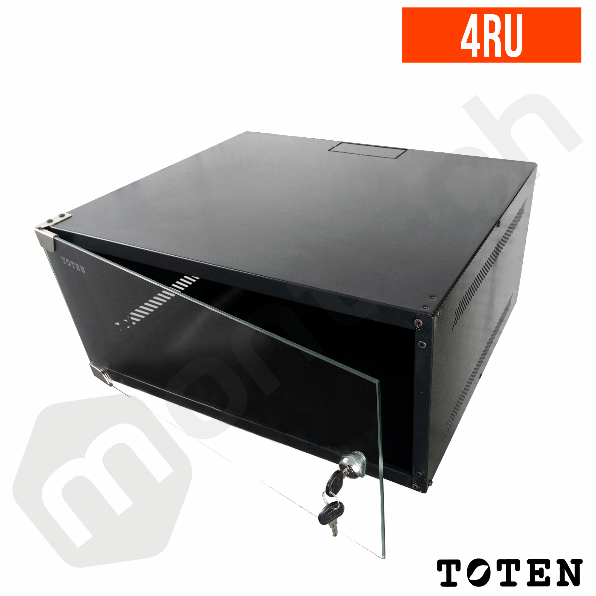 Gabinete de Pared para Servidores / 4RU / 52x44x24.5 cm (Largo, ancho y alto)