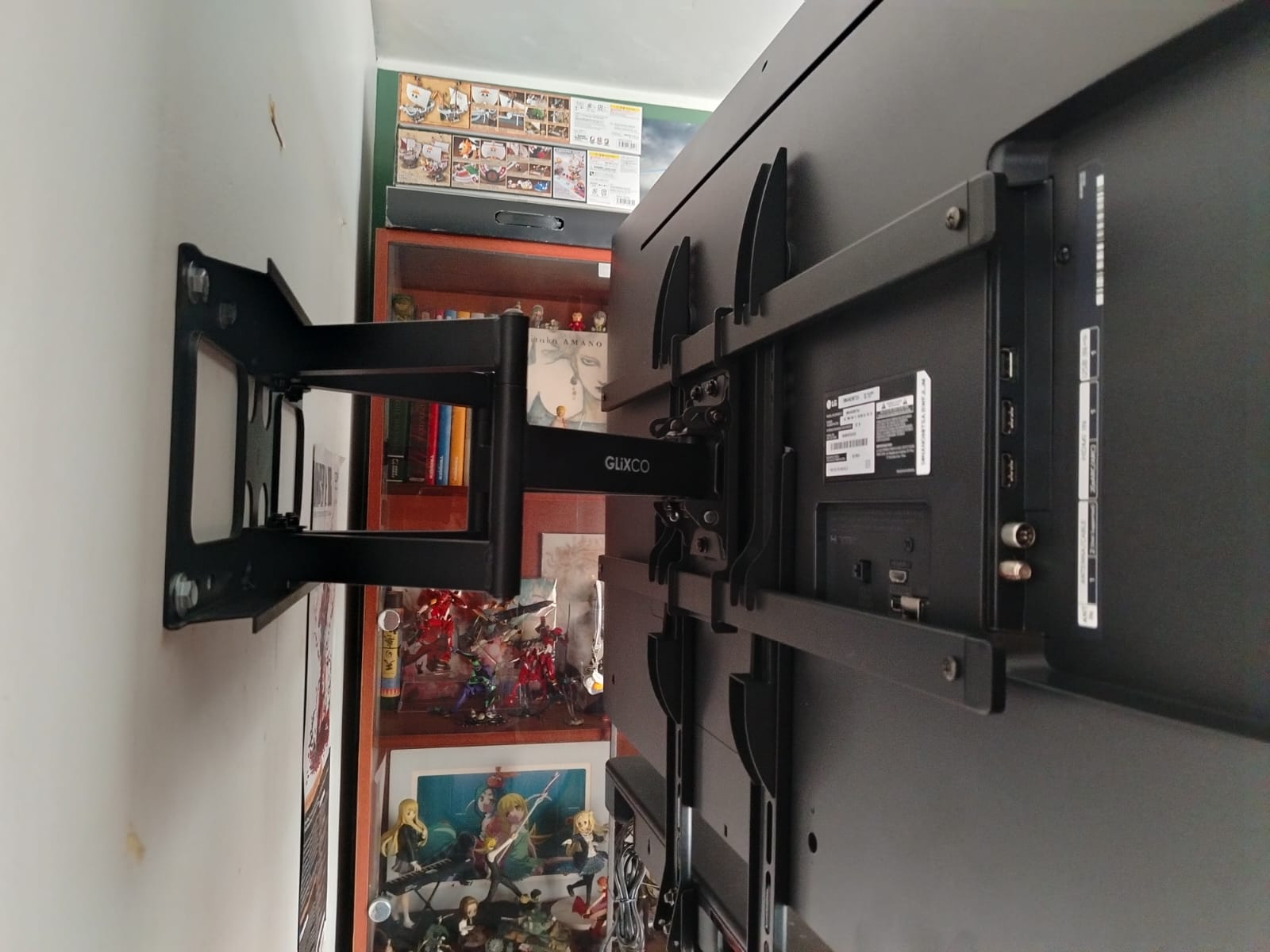 Rack Giratorio con Doble Brazo Articulado TV 42 a 80 Pulg / VESA Max 600x400mm / Carga 60 kg