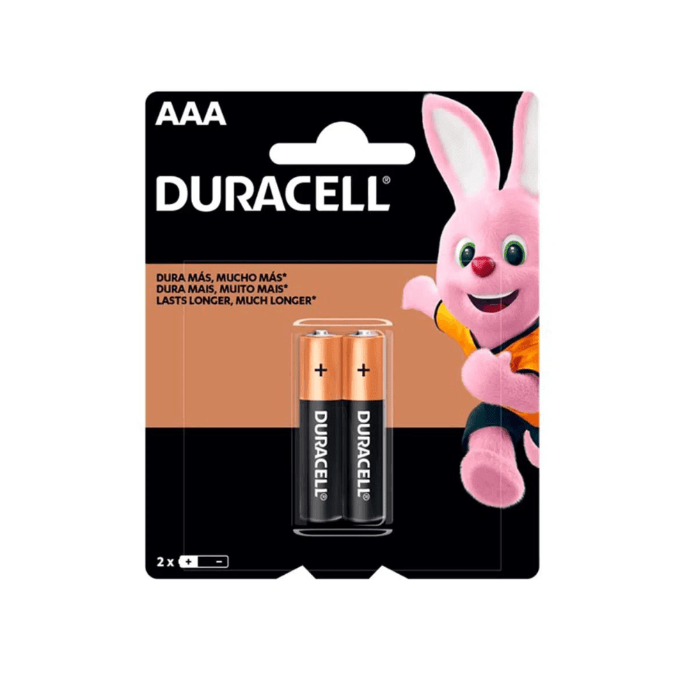 Pila Duracell AAA / Triple A ( Pack de 02 Und.) Alcalina 1.5v