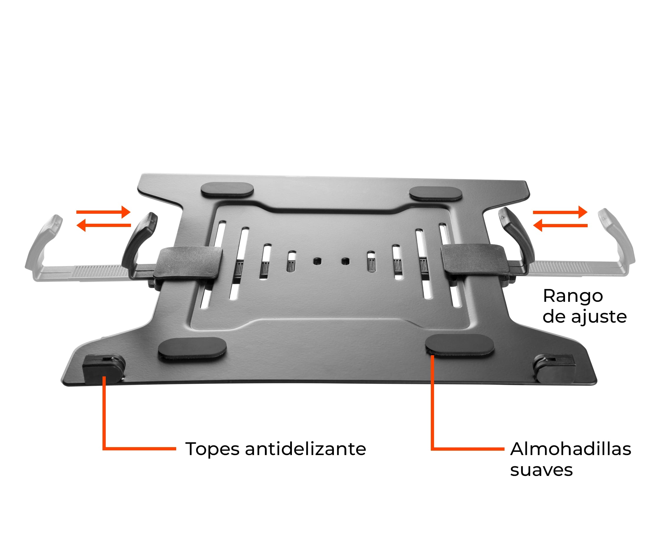 Bandeja De Adaptación Vesa Universal para Laptop 15.6 pulg