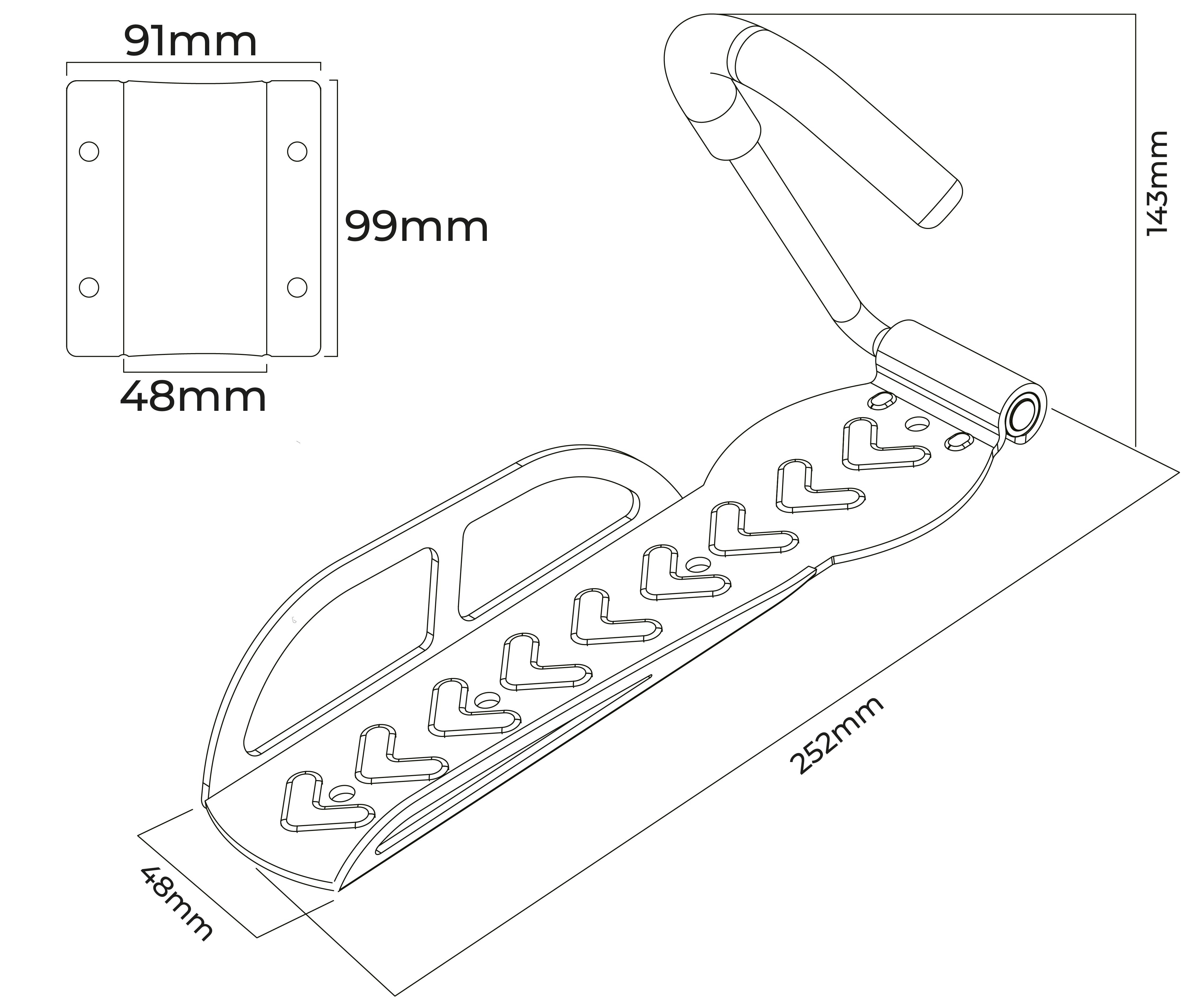 Rack Pesado Tipo Gancho Para Fijar Bicicleta En Pared