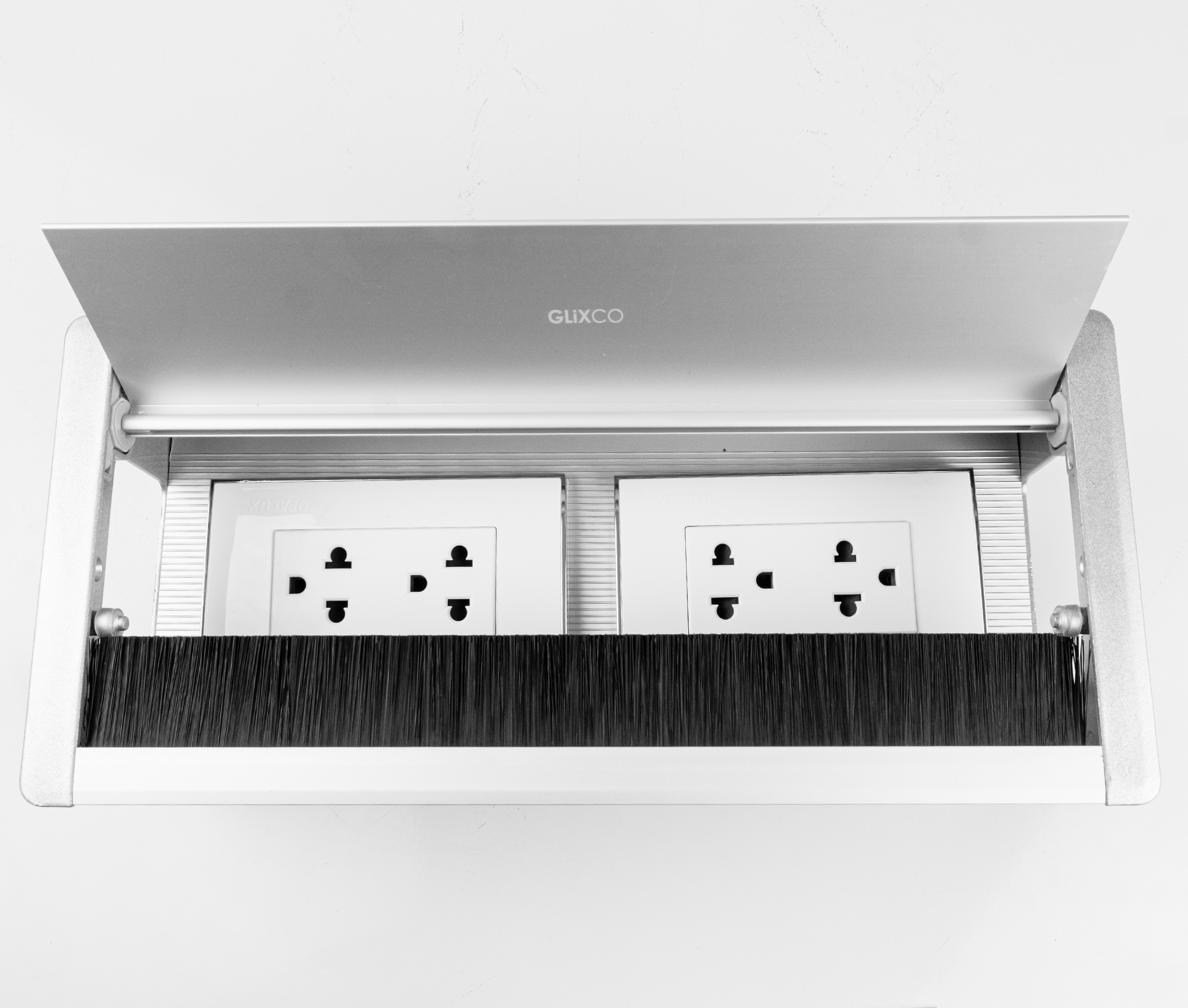 Caja de Conexion doble con Tapa cables de Aluminio (Largo. 30 x Anch. 13.6 cm)