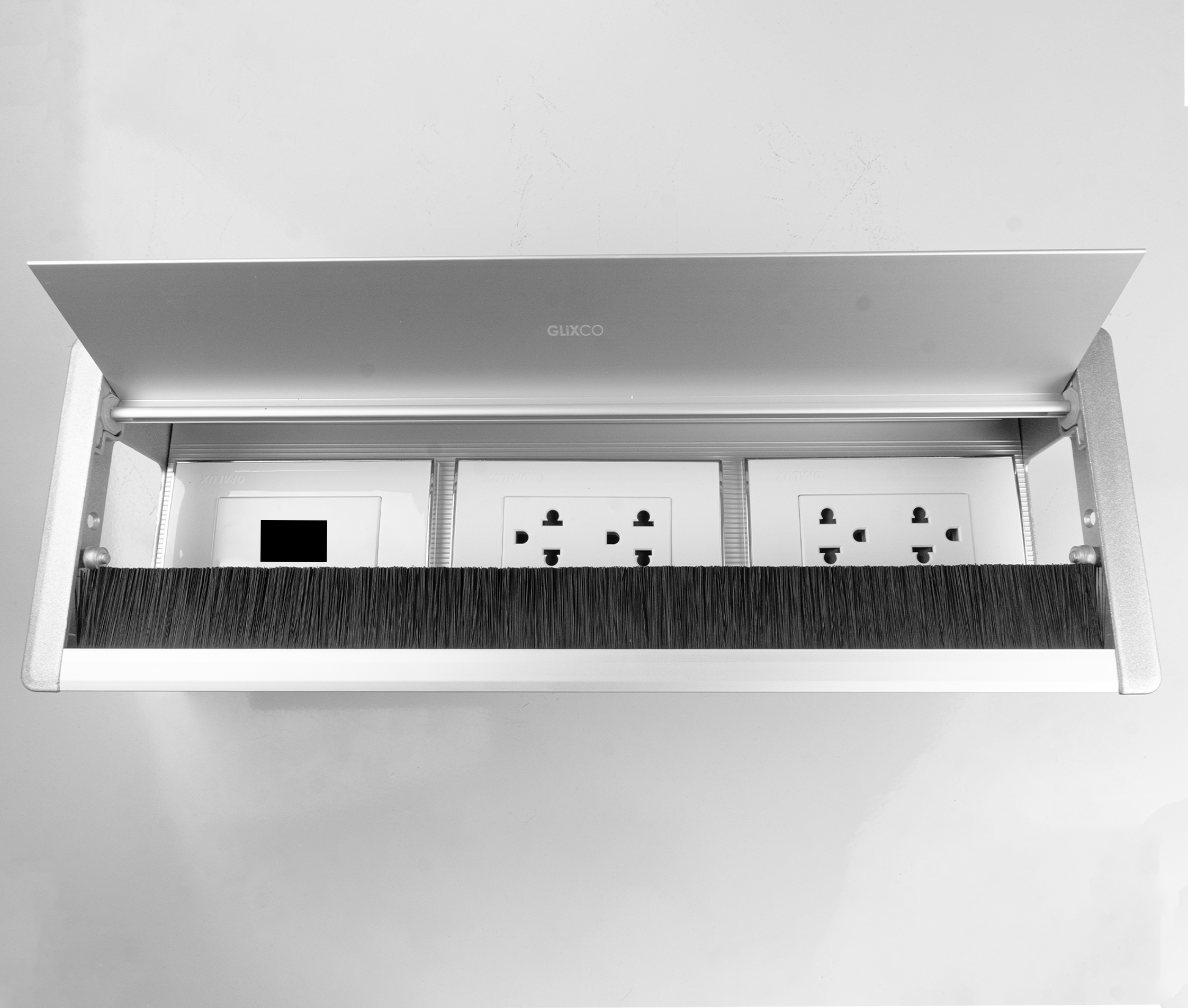 Caja de Conexion Triple con Tapa cables de Aluminio (Largo. 40 x Anch. 13.6 cm)