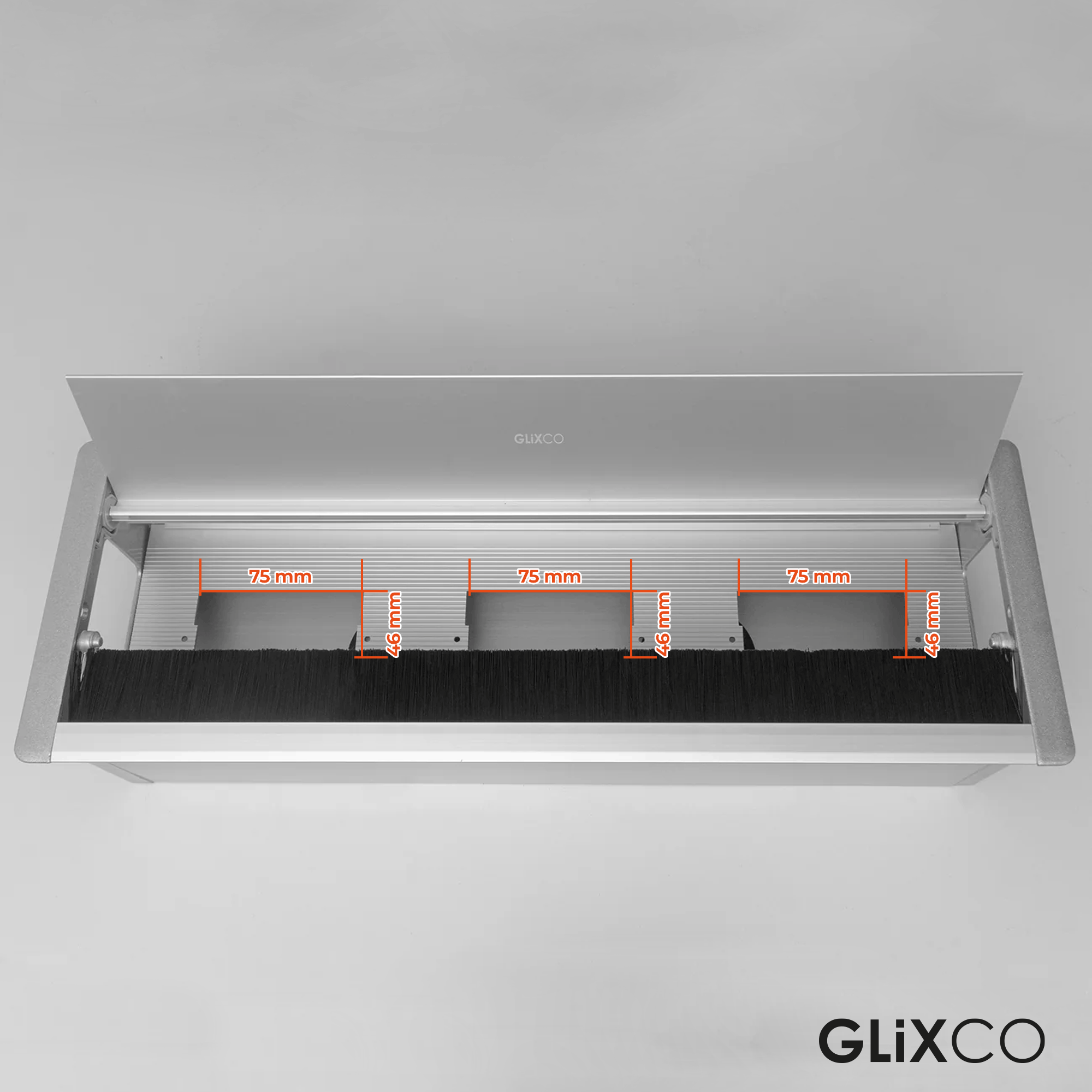 Caja de Conexion Triple con Tapa cables de Aluminio (Largo. 40 x Anch. 13.6 cm)