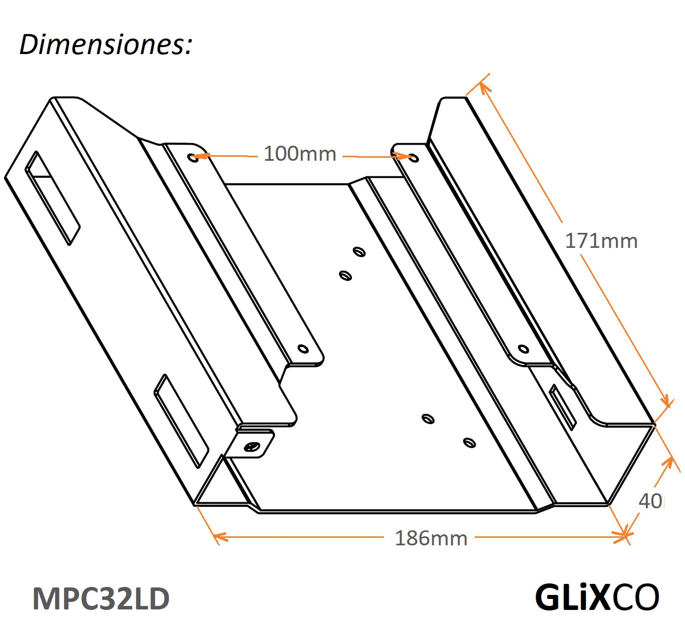 Soporte para Mini Pc Lenovo Dell Desktop Dual Vesa