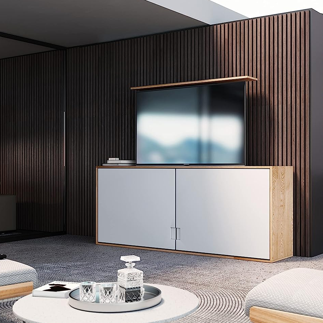 Soporte Electrico Elevación Motorizado para TV 37 a 75 Pulg / VESA Max 600x400mm / Carga 60 kg