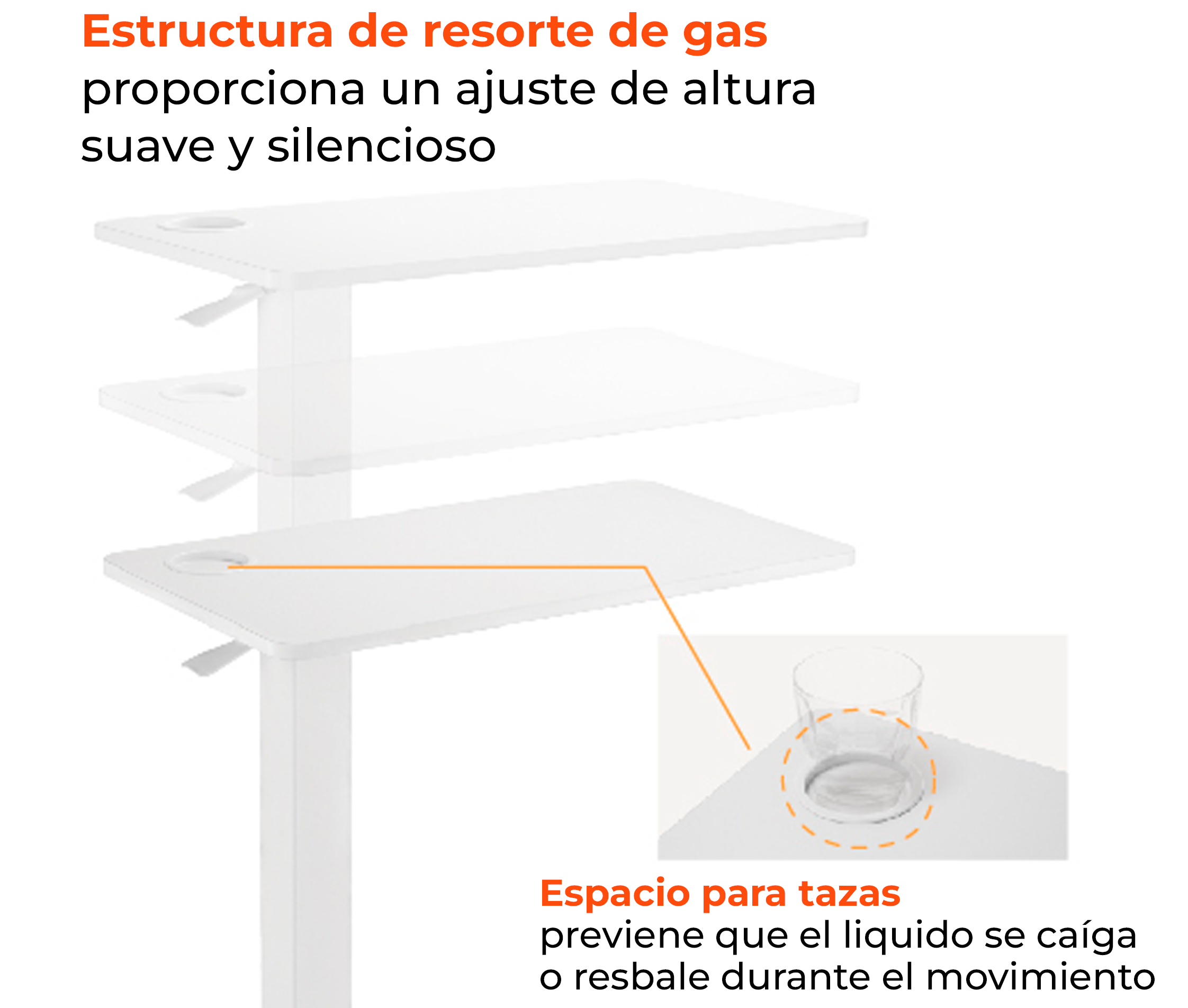 Mesa Auxiliar con Ruedas / Escritorio movil para Laptop / Altura Pata 103mm / Tablero Melamina 71 x 40cm / Altura regulable 71 a 106cm / Uso en Cama , Sofa u Hospital