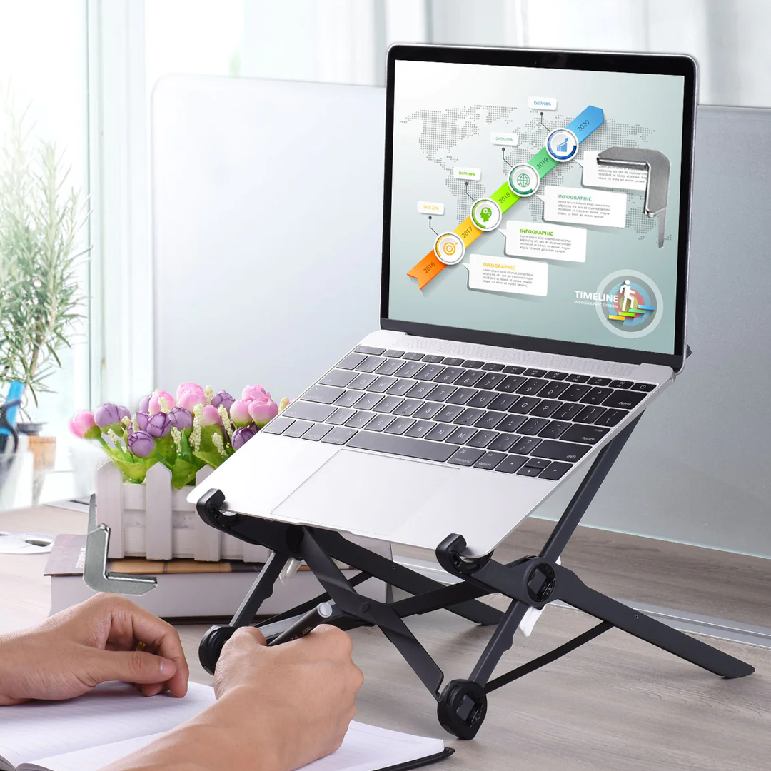 Soporte Universal para Laptop de 11 a 15 Pulg - Altura Regulable / Plegable