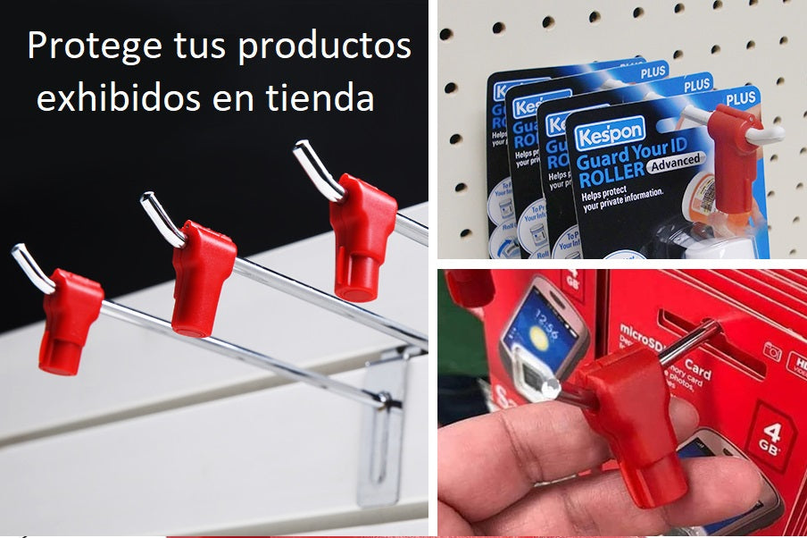 cerradura de gancho antirrobo de exhibición