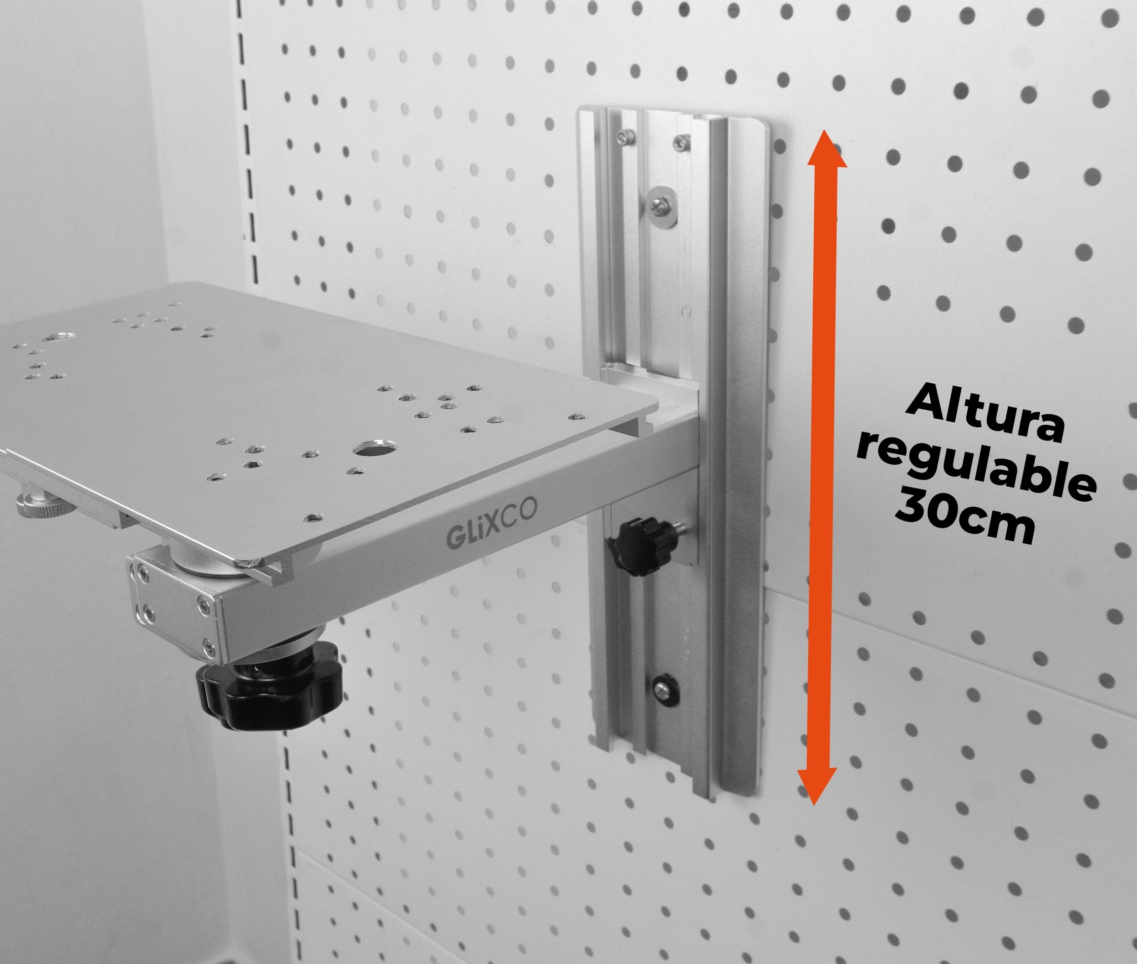 Soporte de Pared Brazo para Monitor Medico Multiparametro / Altura regulable