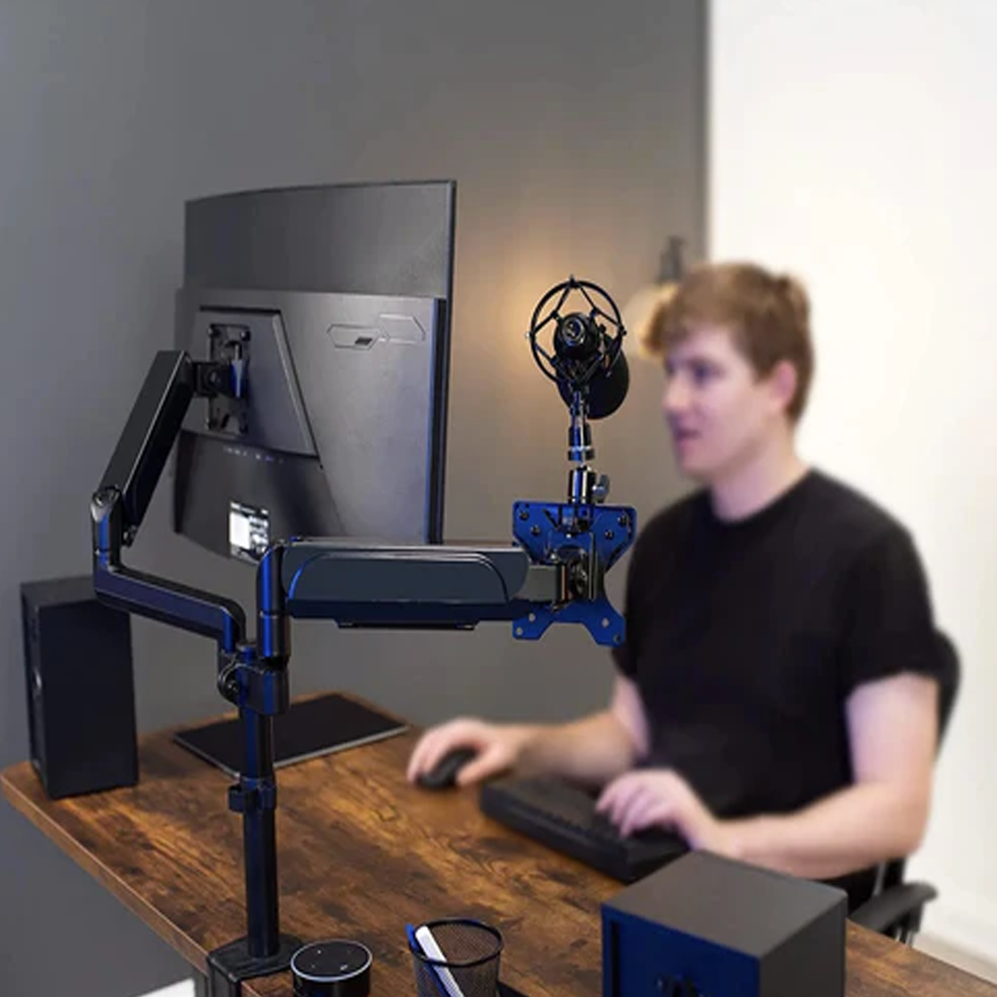 Rack para Cámaras / Tubo Extra Alto 80 cm / soporte con Rosca 3/8 y 5/8