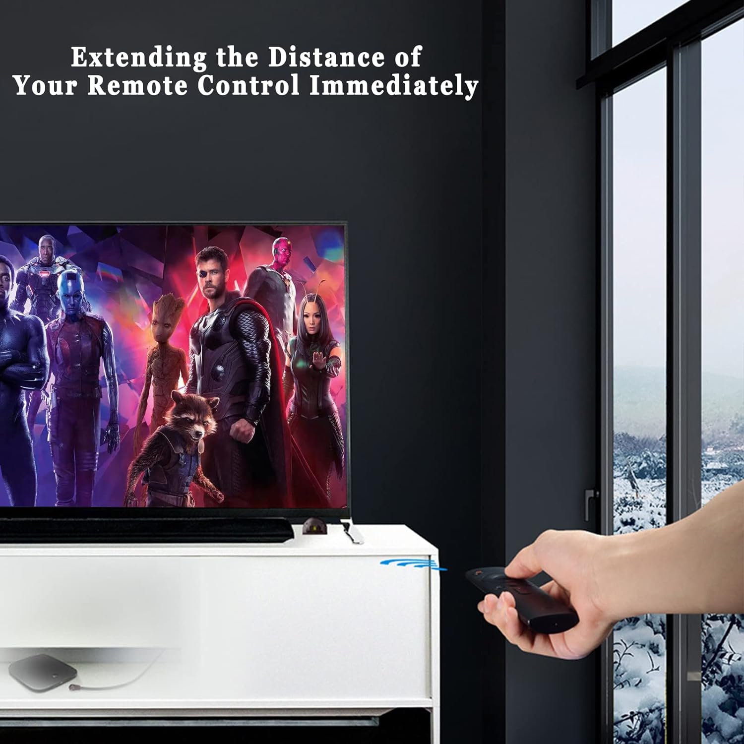 Repetidor IR / Extensor IR infrarrojo para Control Remoto con 1 Receptor y 1 Emisor