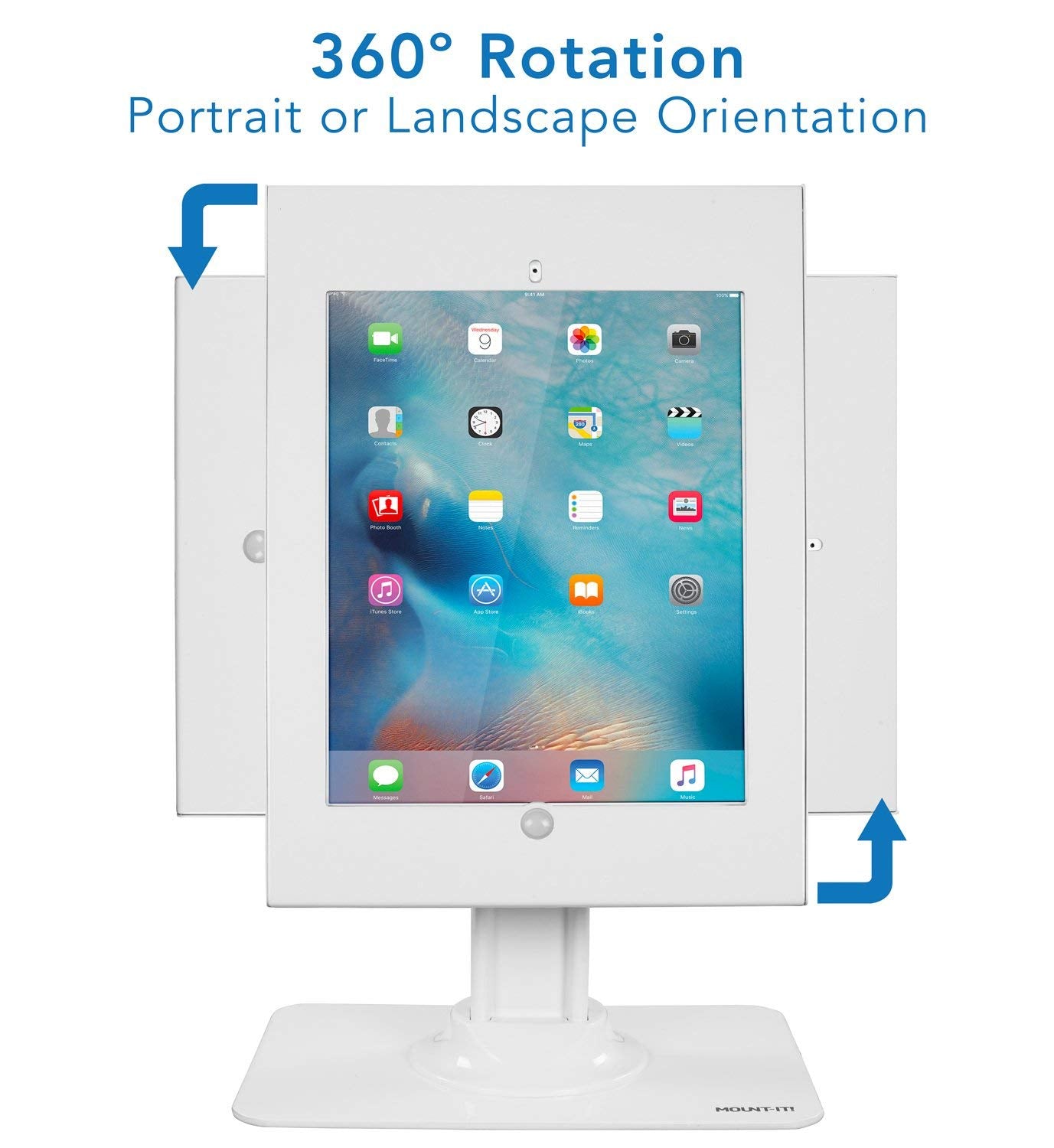 Soporte de Mesa con Llave de Seguridad para Tablet iPad 9.7 a 11 pulg