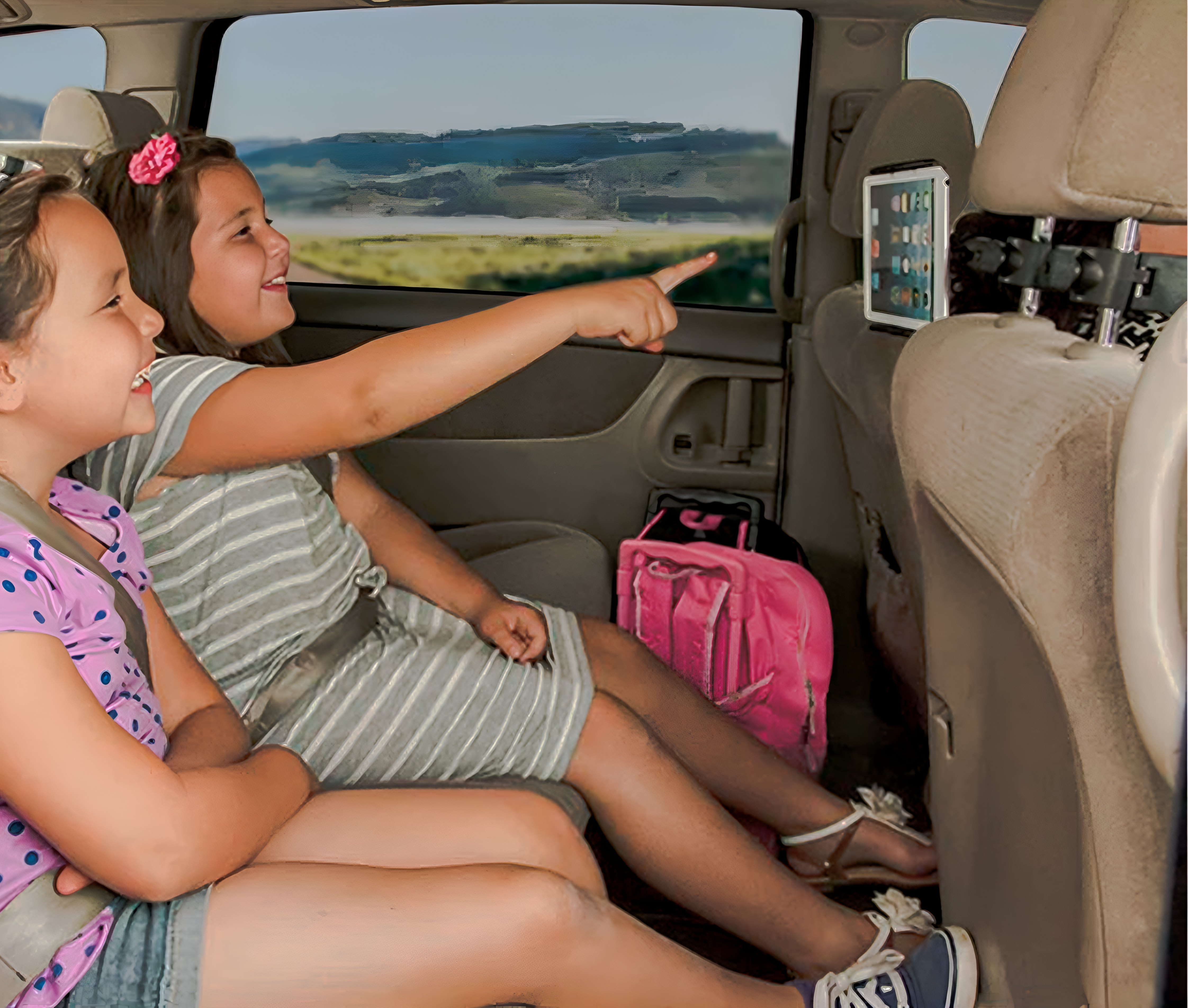 Soporte para Tablet 7 a 18.4 Pulg / Montaje en cabecera del asiento de auto