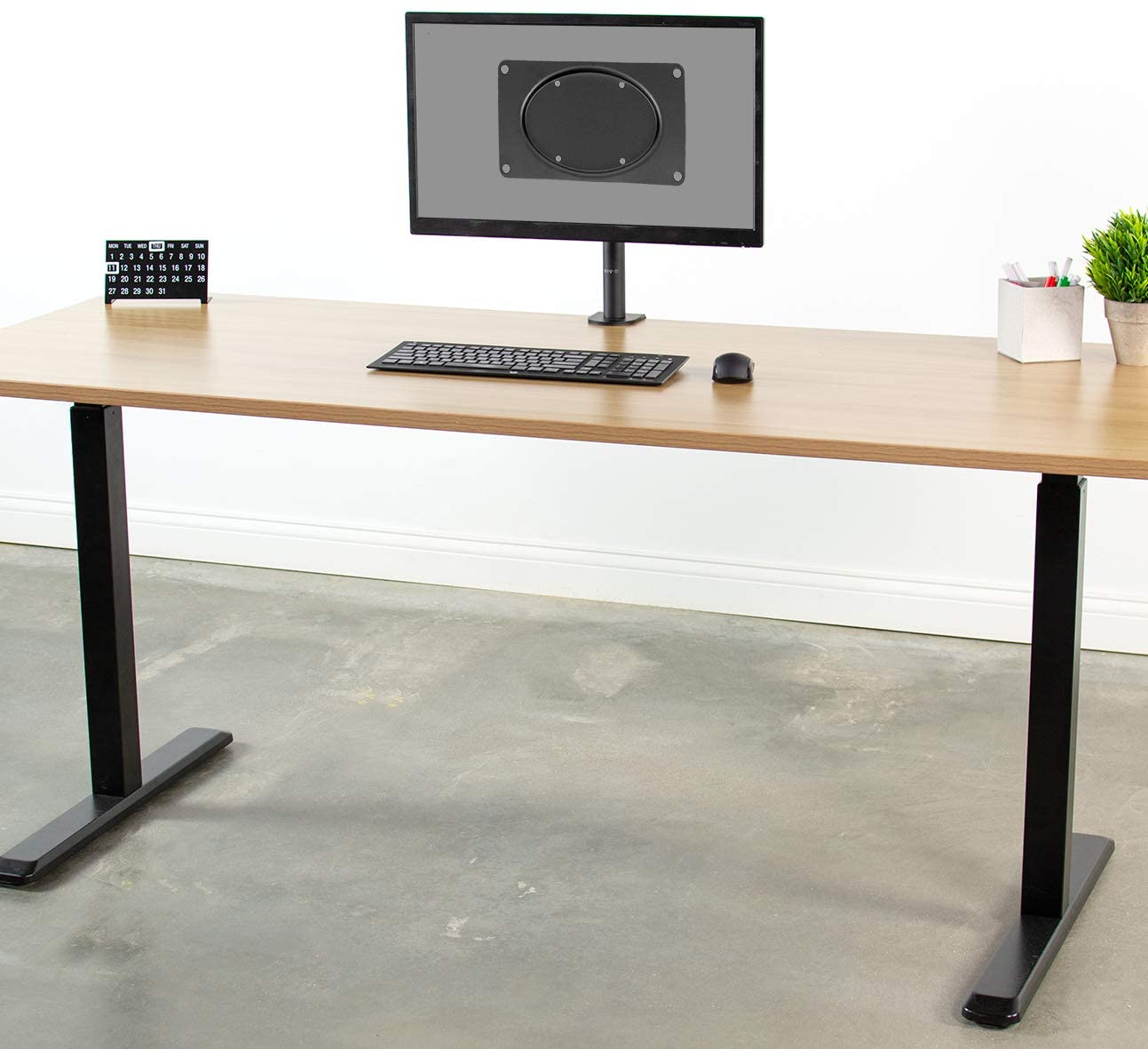 Adaptador Extensión Convierte Vesa 75x75 a 200x100mm para TV y Monitores de 32 a 42 Pulg