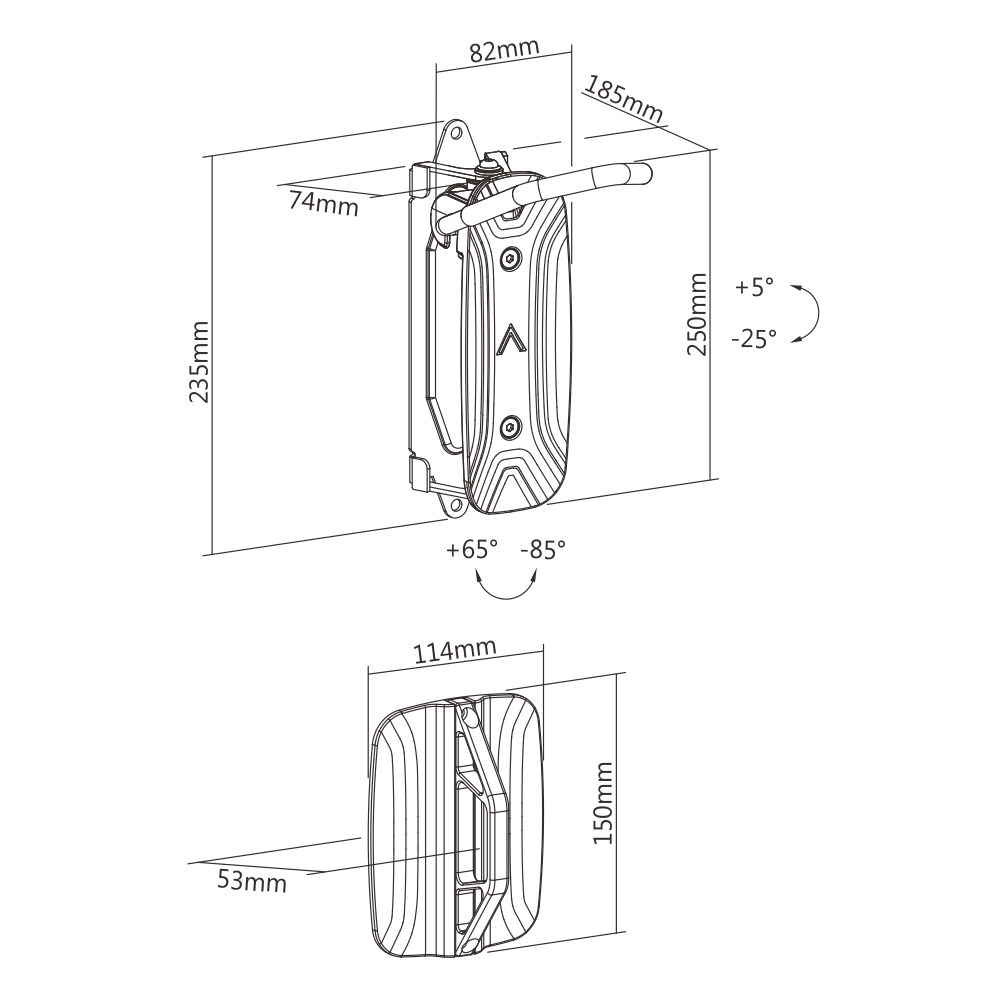 Rack Soporte Giratorio para Bicicleta - Tipo Gancho
