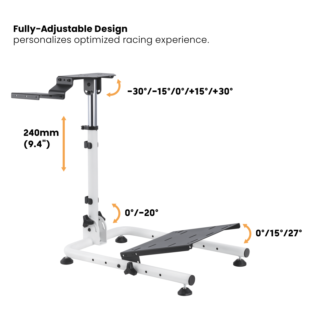 Soporte plegable para Volante de Carreras con Palanca de Cambios