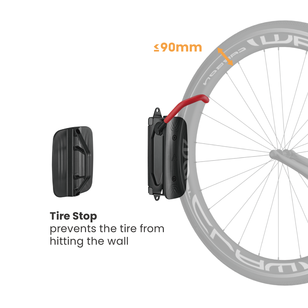 Rack Soporte Giratorio para Bicicleta - Tipo Gancho