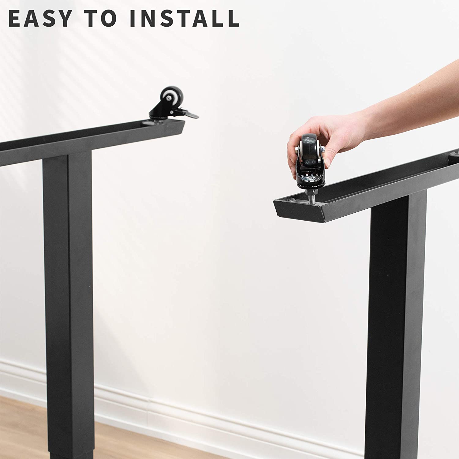 Rueda Garrucha 2" Pulg (50mm) con perno M10 y freno / (x4)