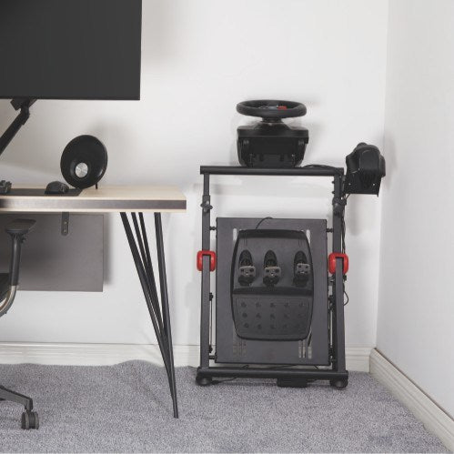 Soporte plegable para Volante de Carreras con Palanca de Cambios