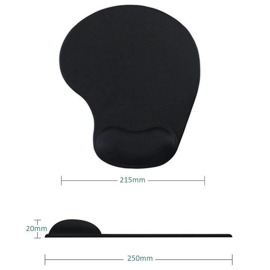 Mouse Pad Con Soporte reposa De Muñecas En Gel