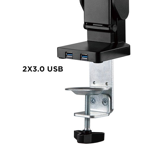 Rack Soporte de Escritorio para Monitor 17 a 32 Pulg / Wacom Cintiq 22 / 2 Puertos USB 3.0