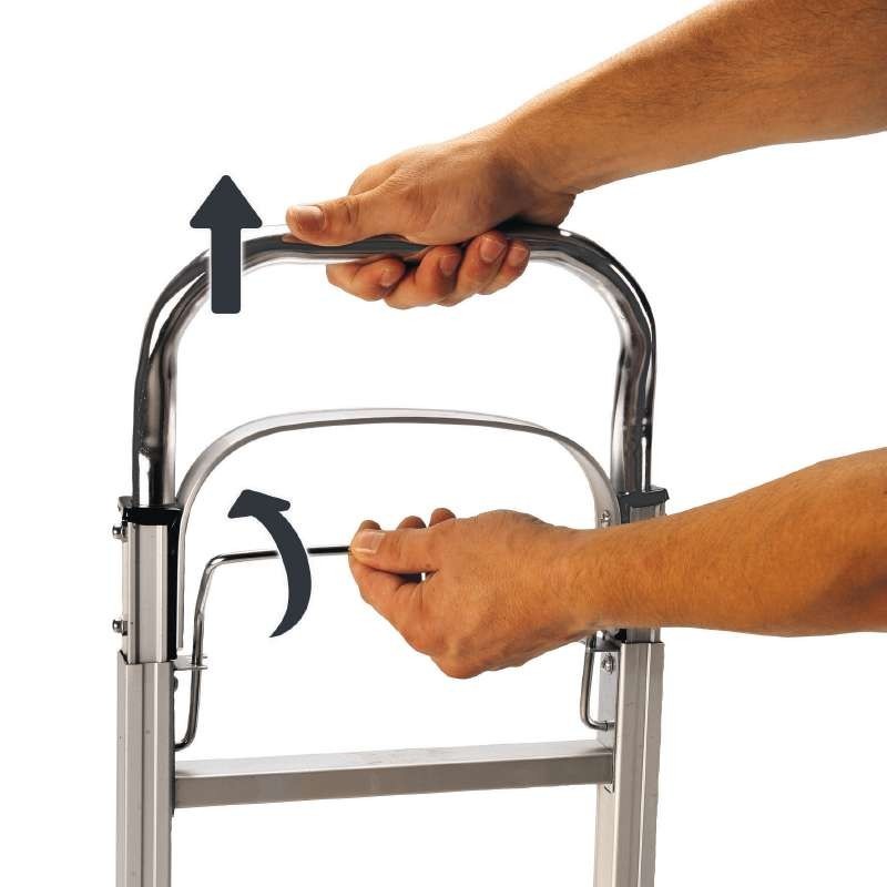 Coche carreta Plegable de Aluminio- Carga 90 Kg