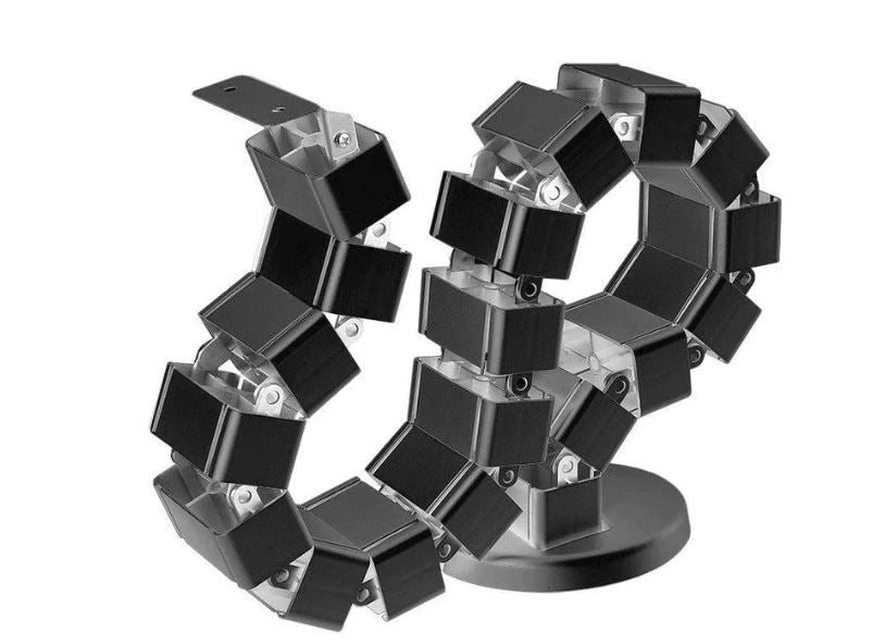 Vertebra Flexible para Organizar Cables para Escritorio / Altura Max 128 cm