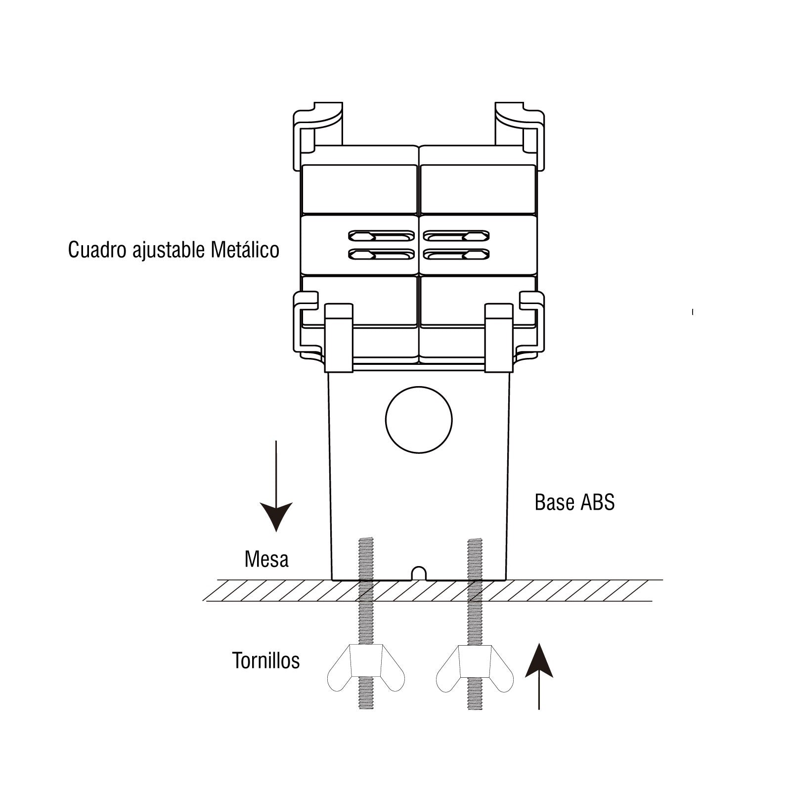 Soporte Antirrobo con Llave de seguridad para Celular