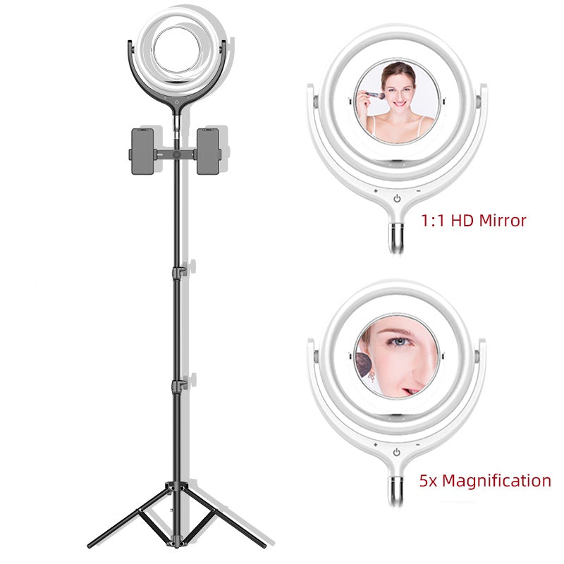 Trípode Telescópica de Anillo de luz LED + Soporte para Celular