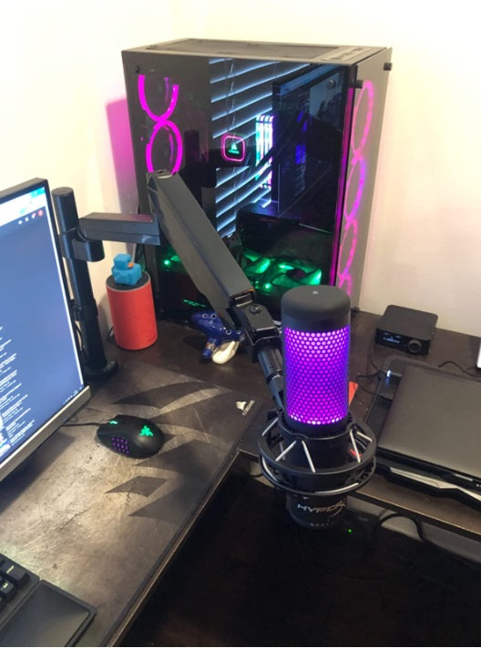 Rack Soporte Brazo Universal Para Micrófono Rode Blue Yeti HyperX Shure Razer