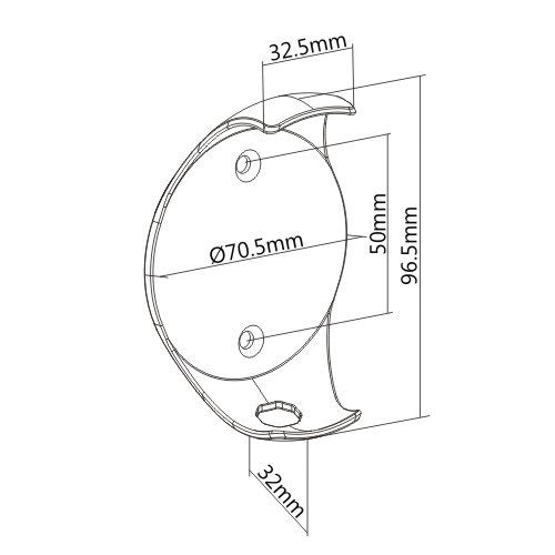 Soporte de Pared para Parlante Altavoz GOOGLE HOME MINI