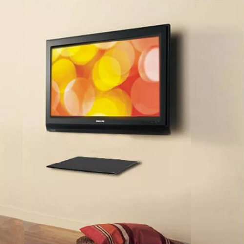 Repisa De Vidrio Templado 25x36cm Para Bluray - Deco , Router y otros