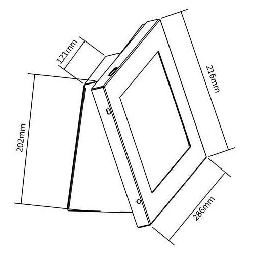 Soporte Antirrobo para Tablet iPad 9.7 Pulg - Pared
