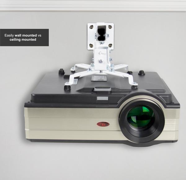 Rack Soporte para Proyector Para Techo y Pared / Regulable 43 - 65 cm