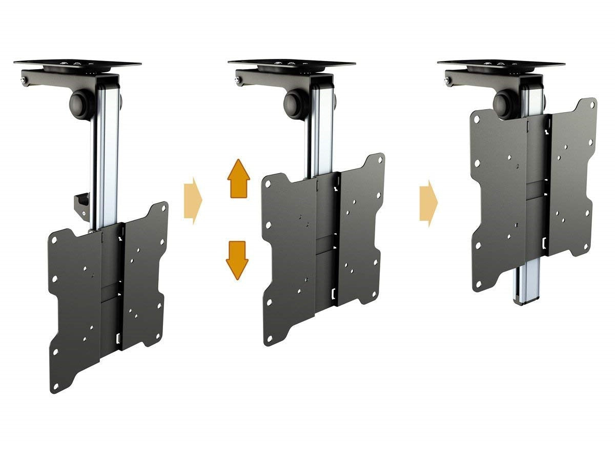 Rack de techo plegable retractil, TV 32 a 37 pulg