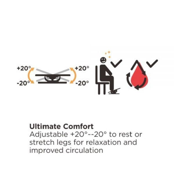 Reposapiés Ergonómico Inclinable