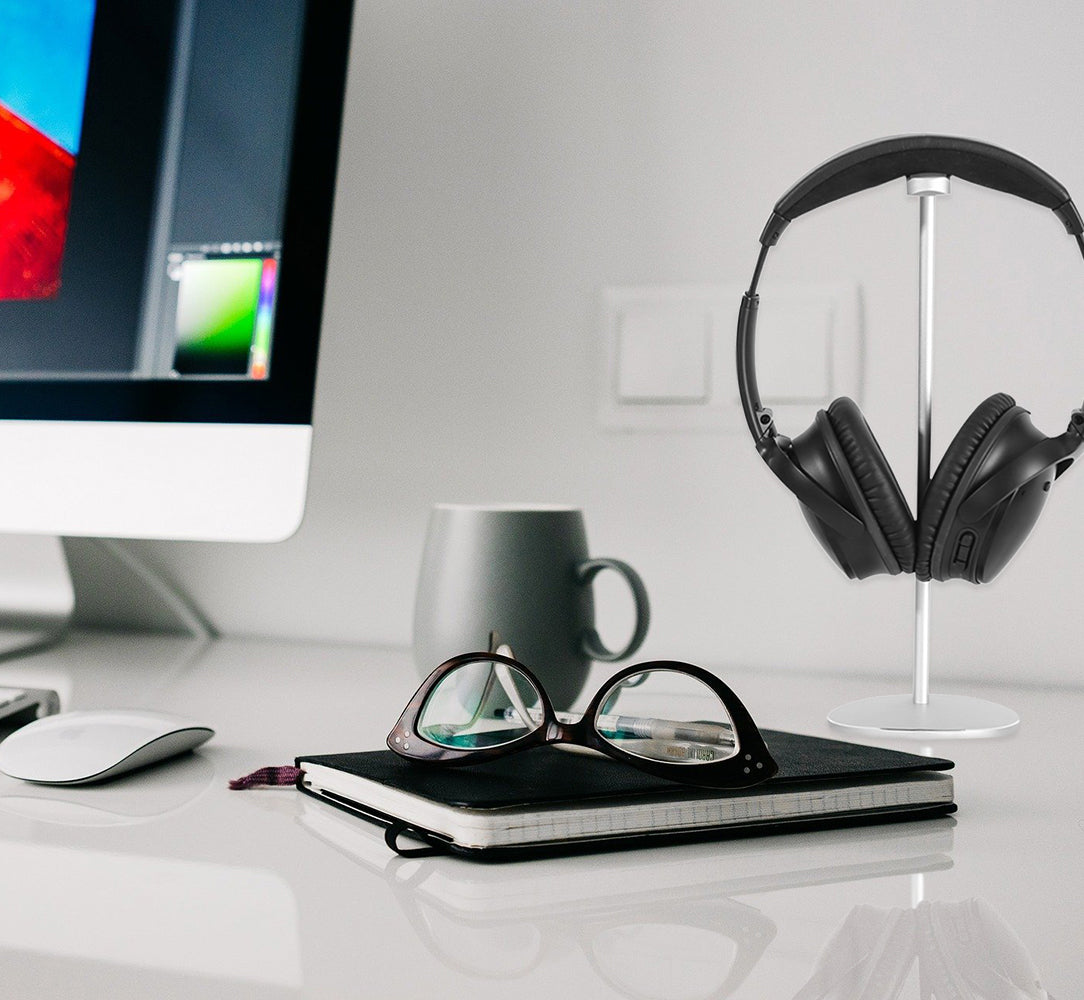 Soporte con base  para Audífono - Aluminio