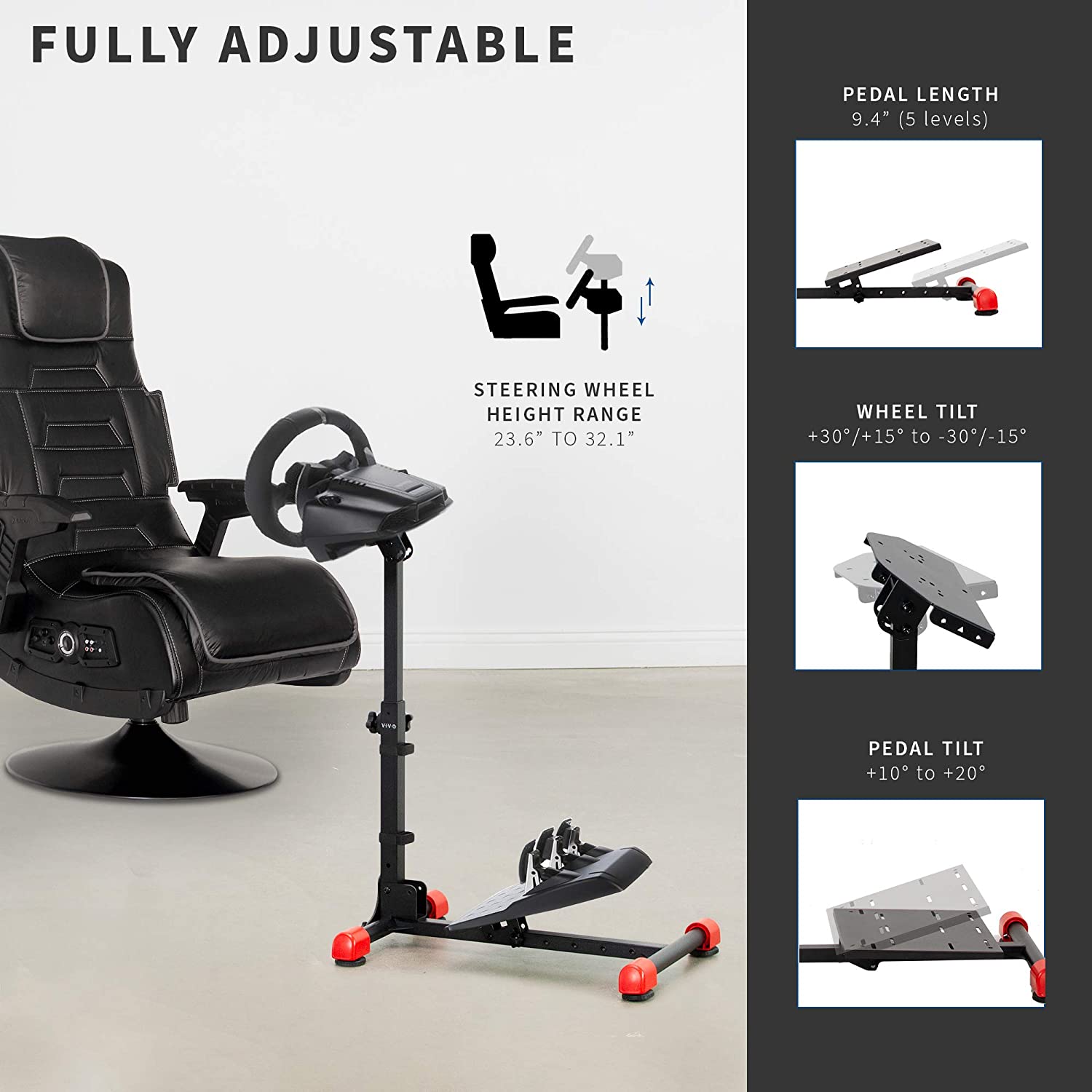 Soporte Plegable para Volante Timon Pedal y Palanca de cambio