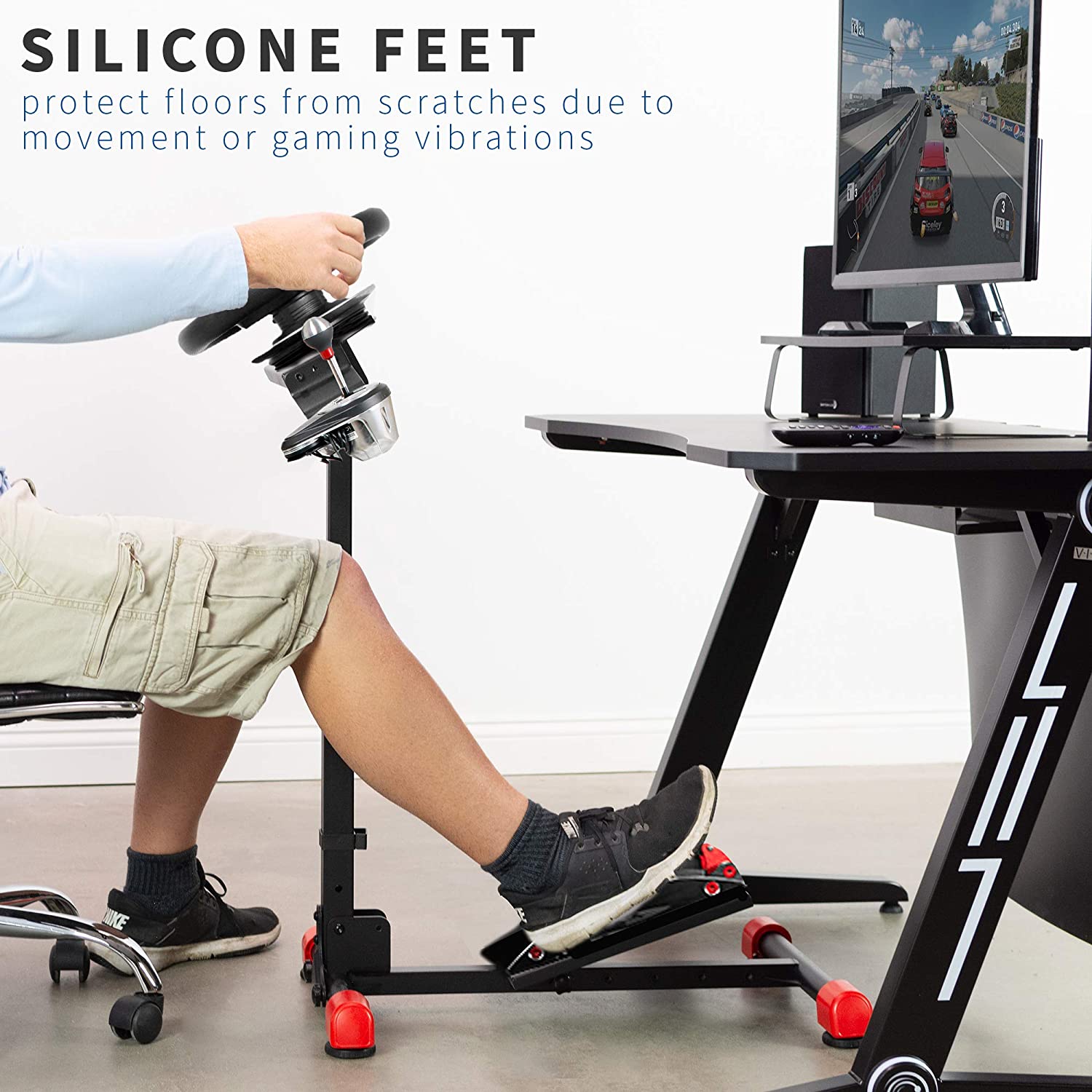 Soporte Plegable para Volante Timon Pedal y Palanca de cambio