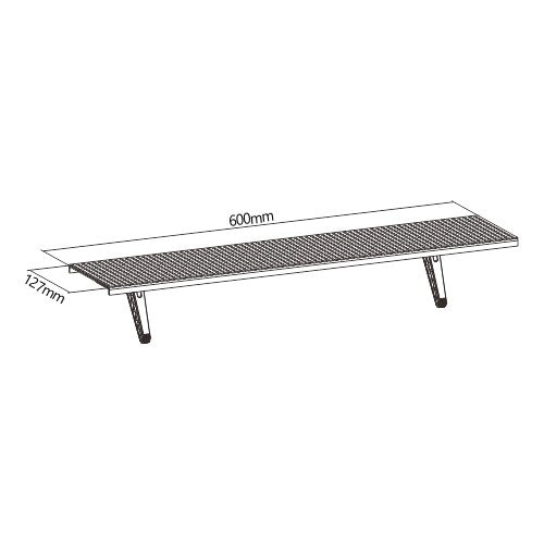 Soporte para decodificador de TV- Medida 60x12.7x3.9 cm