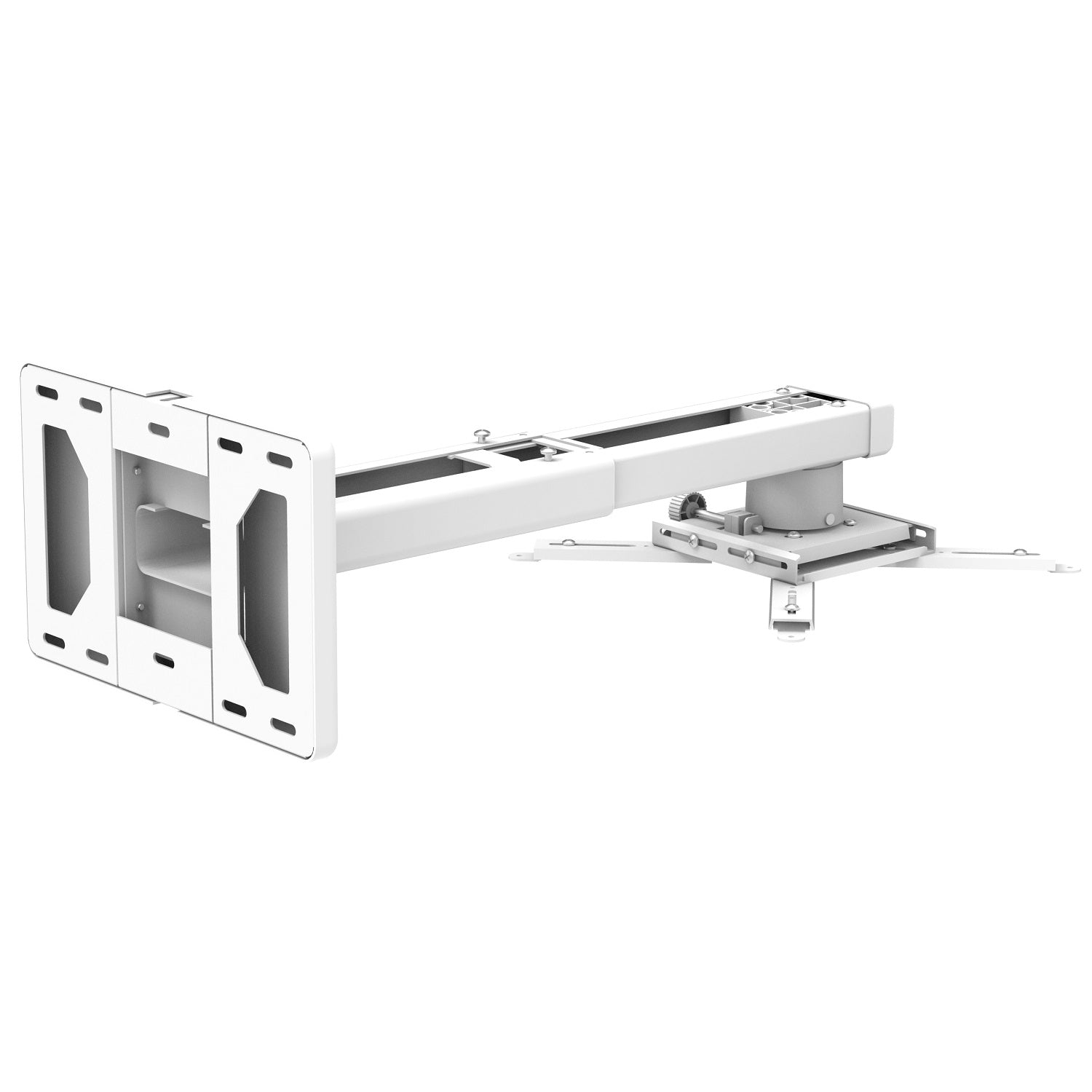 Rack Soporte para Proyector Tiro Corto para Pared / Brazos telescópicos ajustables 36 a 63cm