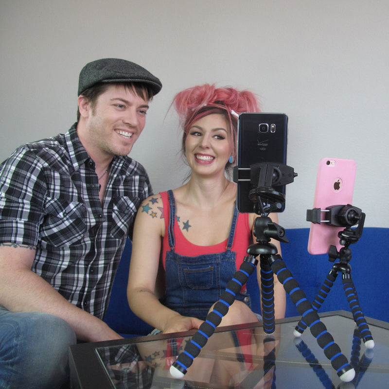 Soporte Mini Trípode flexible para Celular - Selfie / Transmisiones en vivo