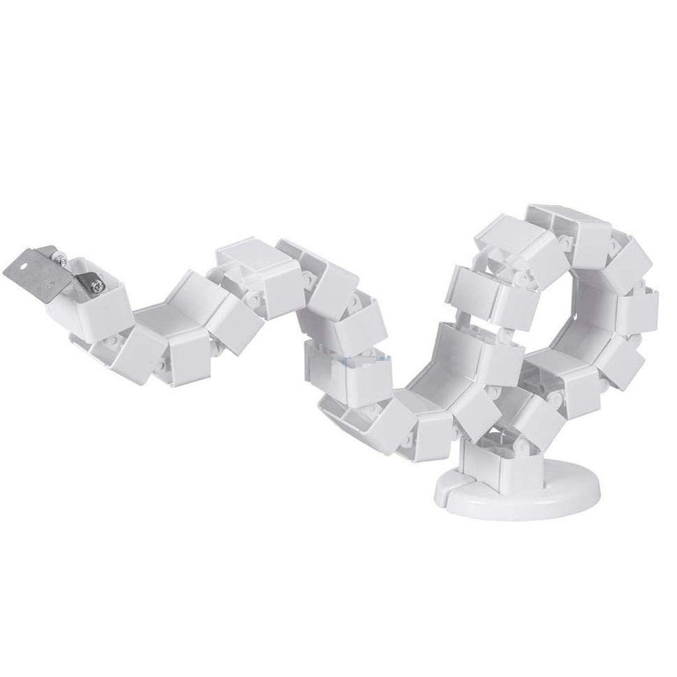 Vertebra Flexible para Organizar Cables para Escritorio / Altura Max 128 cm