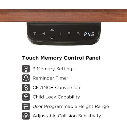 Escritorio eléctrico de altura regulable