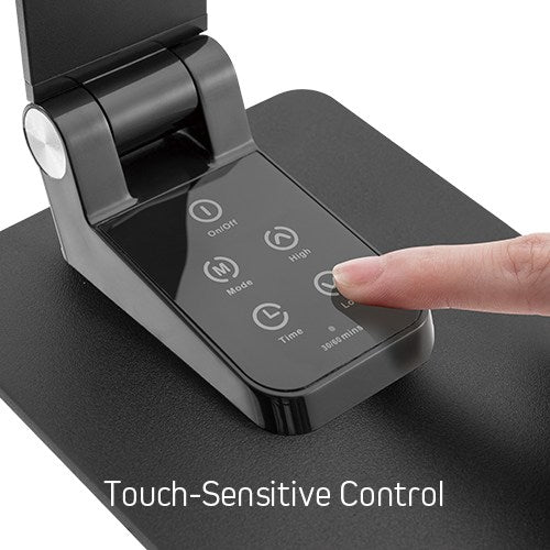 Lámpara Led Touch de Escritorio de Aluminio con Puerto USB - Plateado