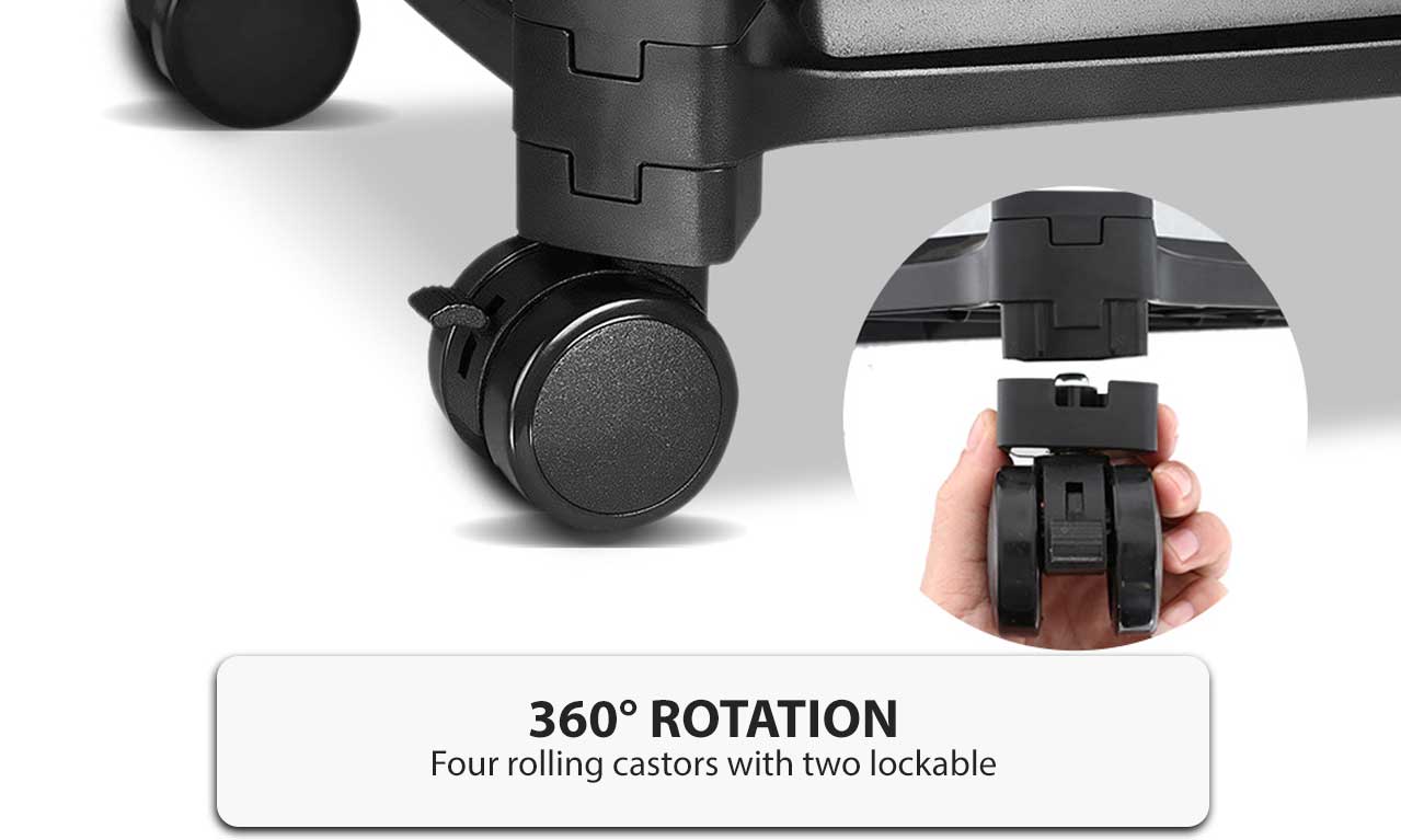 Soporte Mesa Móvil para Impresora Con Ruedas - Estante De 3 Niveles